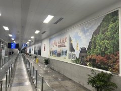 杭州火车东站到达层出租车候车通道32块广告位5年经营权转让